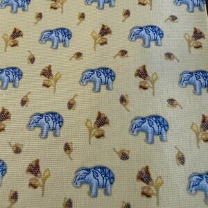 Metropolitan Museum of Art Blue Hippo Silk Tie